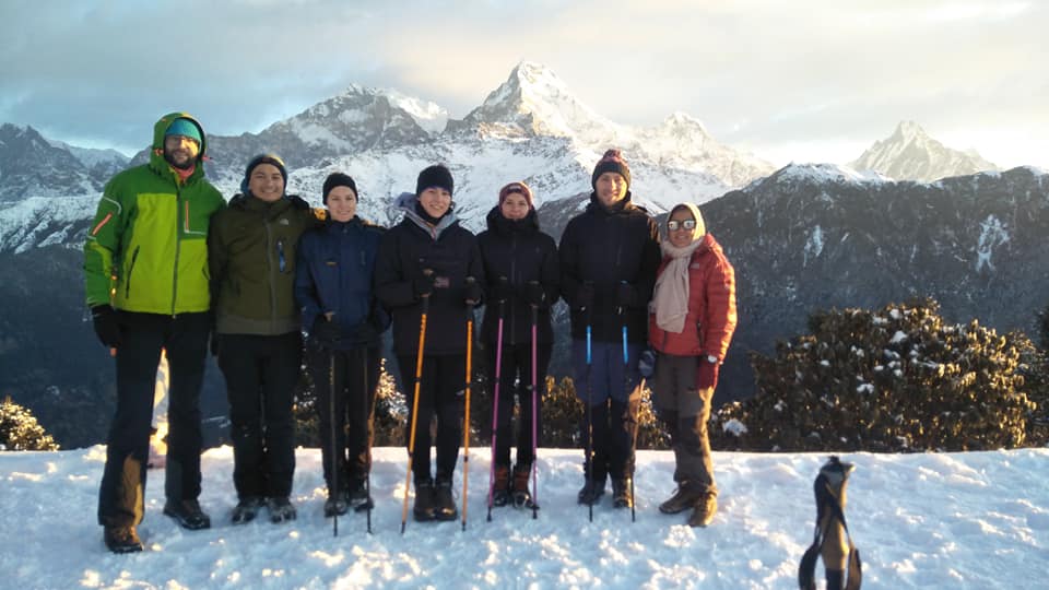 Ghorepani Poon Hill Trek landscape view